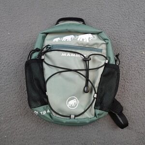 Mammut First Zip 4 Kids Backpack Green 13" Daypack Water Bottle Pockets